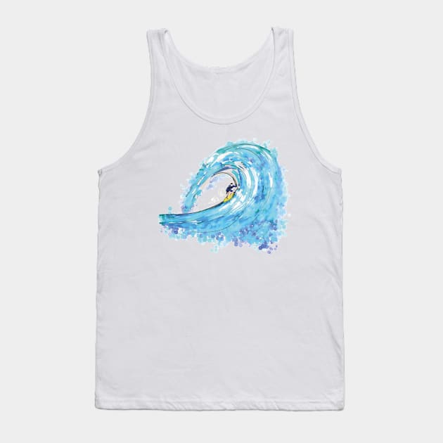 Surfing Tank Top by drknice